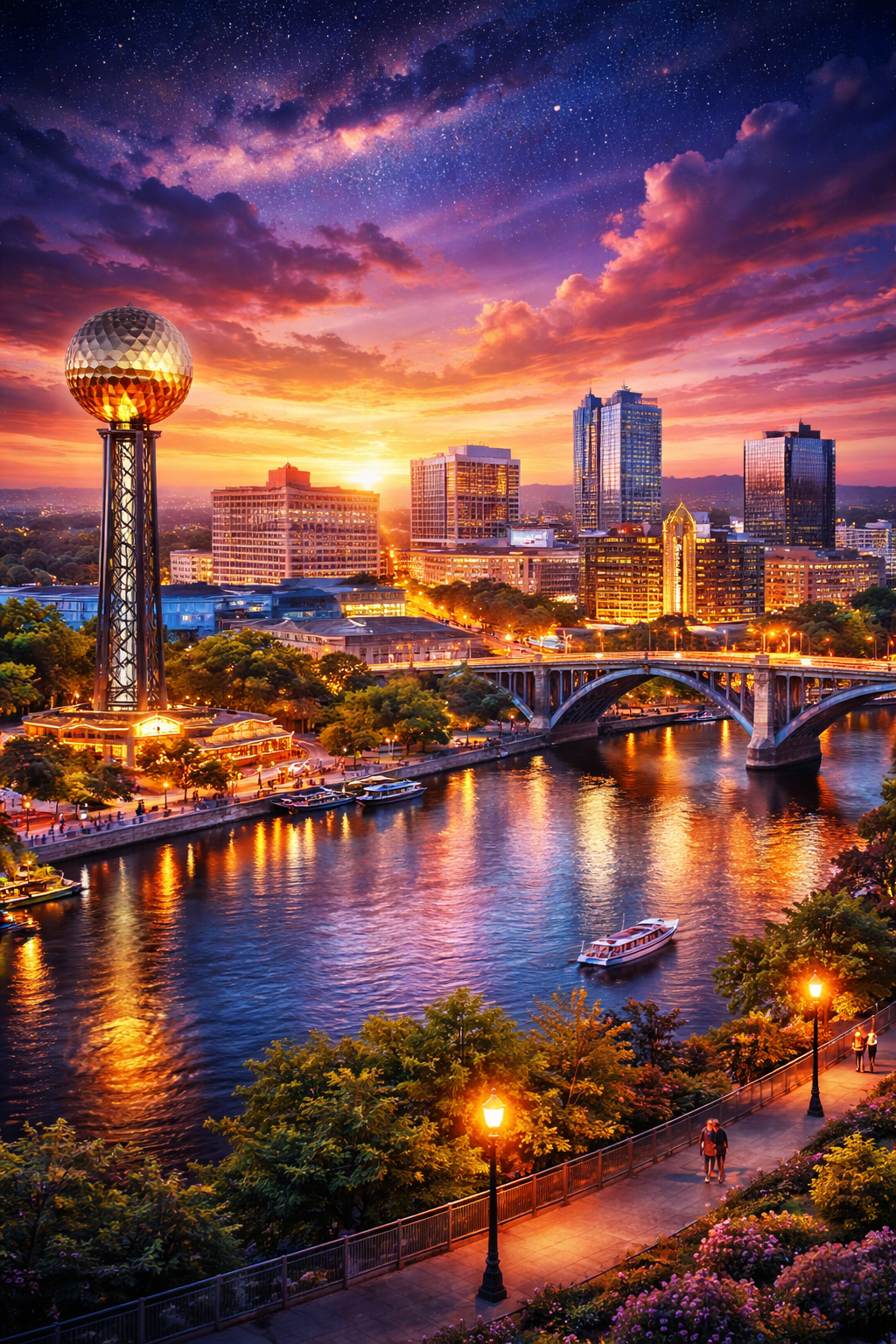 Riverfront • Golden Hour in Knoxville